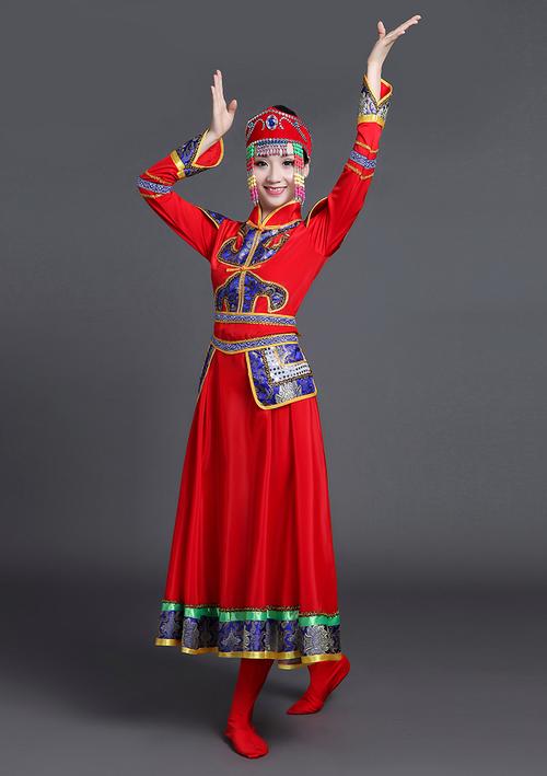 蒙古族服饰少数民族服装图片